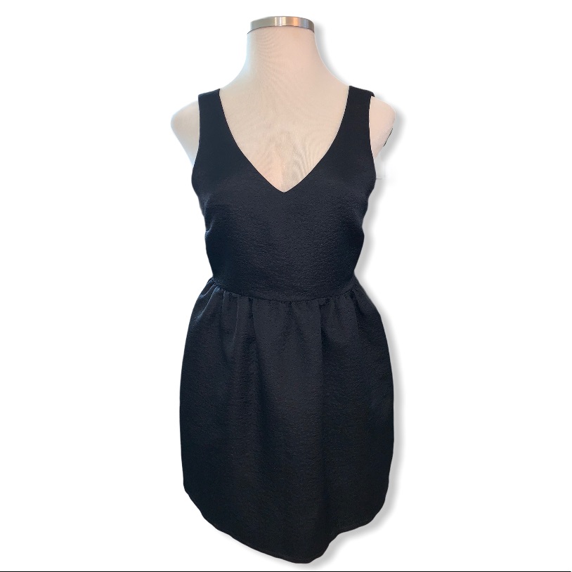 Everly Black Fit & Flare Cocktail Dress
